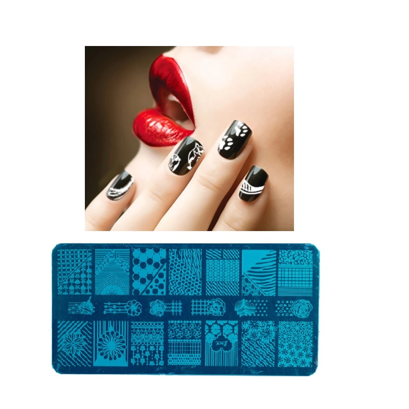 Factory Price Stainless Steel Nail Art Stainless Steel Printing Plate Custom