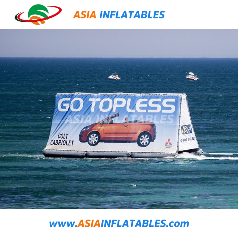 Inflatable Floating Water Billboard, Floating Inflatable Billboard for Adversing