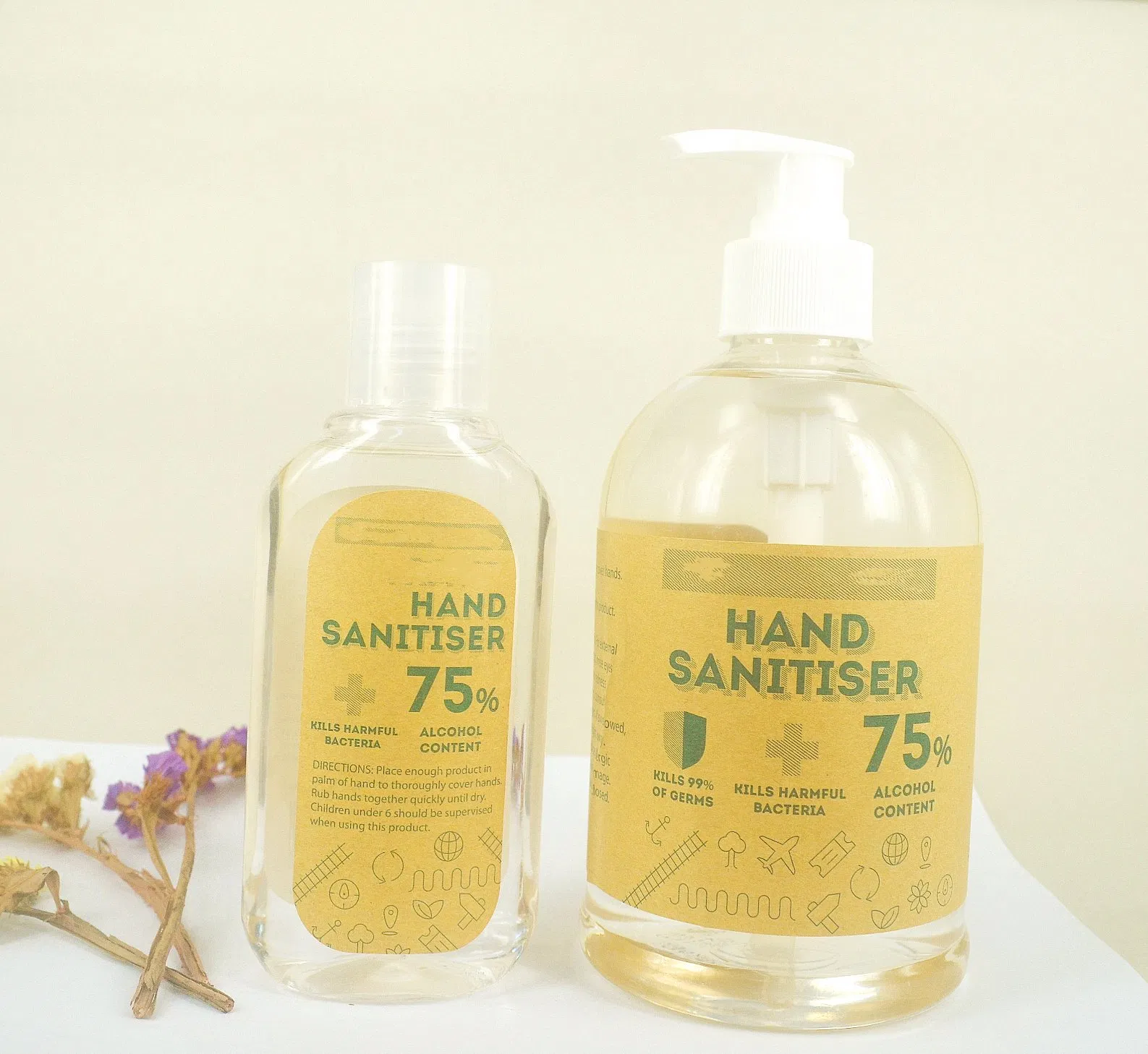 500ml 75% Alcohol Moisture Disinfectant Hand Sanitizer Gel Ce Certification