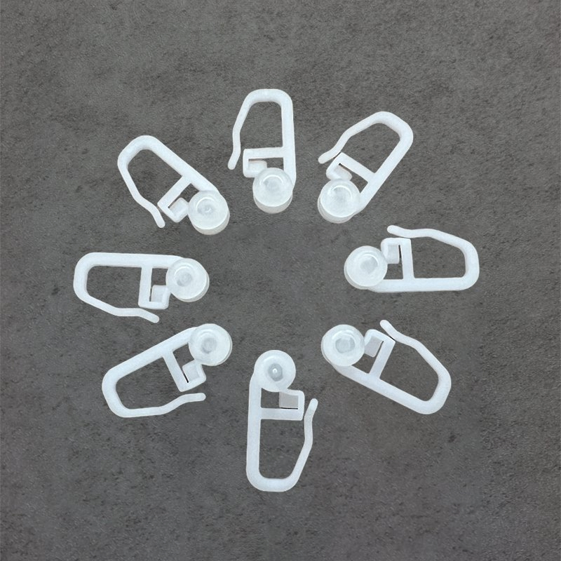 Wholesale High Quality Plastic Ripple Fold Curtain Track Runner Hooks