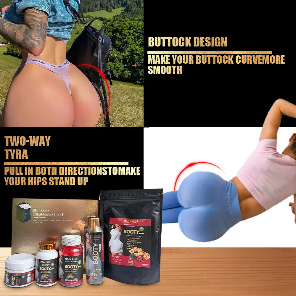 OEM/ODM Natural Butt Enlargement Sets Maca Root Lift HIPS up Firming Sex Curvy Butt Gummies Capsule Set Butt Enlarge Five-Piece Sets