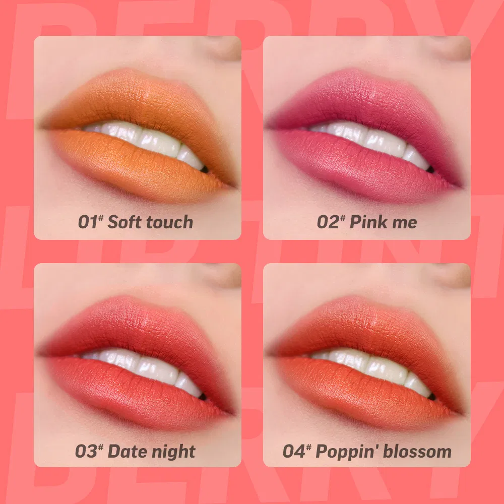 Four Colors Lipgloss Waterproof Long Lasting Lip Beauty Customzable Bulk Price Moisturized Lipgloss