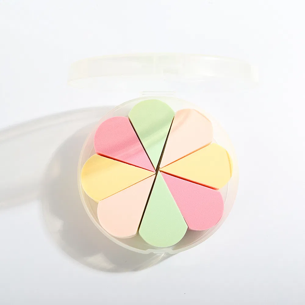 High Quality Facial Cleaning Beauty Blender Sponge Tool Petal Triangle Cosmetic Makeup Powder Puff