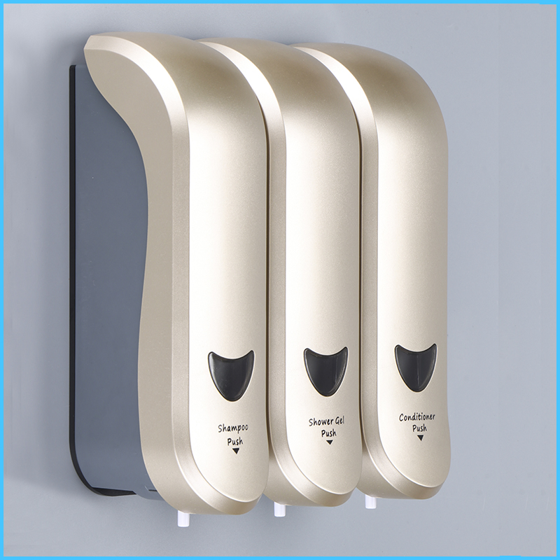 Настенный дозатор для жидкого мыла и шампуня