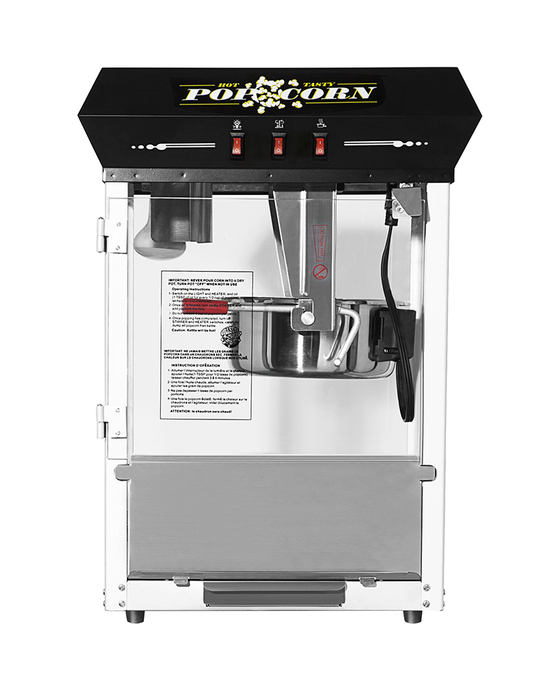 8 Ounce Small Popcorn Maker/Machine with Cart (PM08SC)