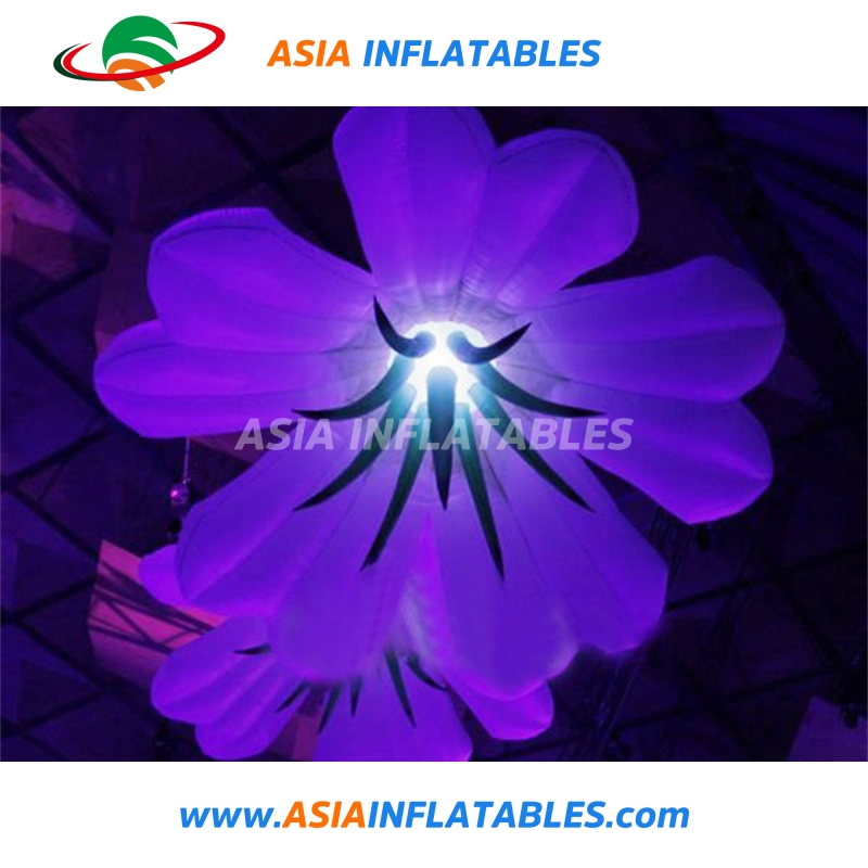 Inflatable LED Lighting Party Decoration Flower with Stand Pole