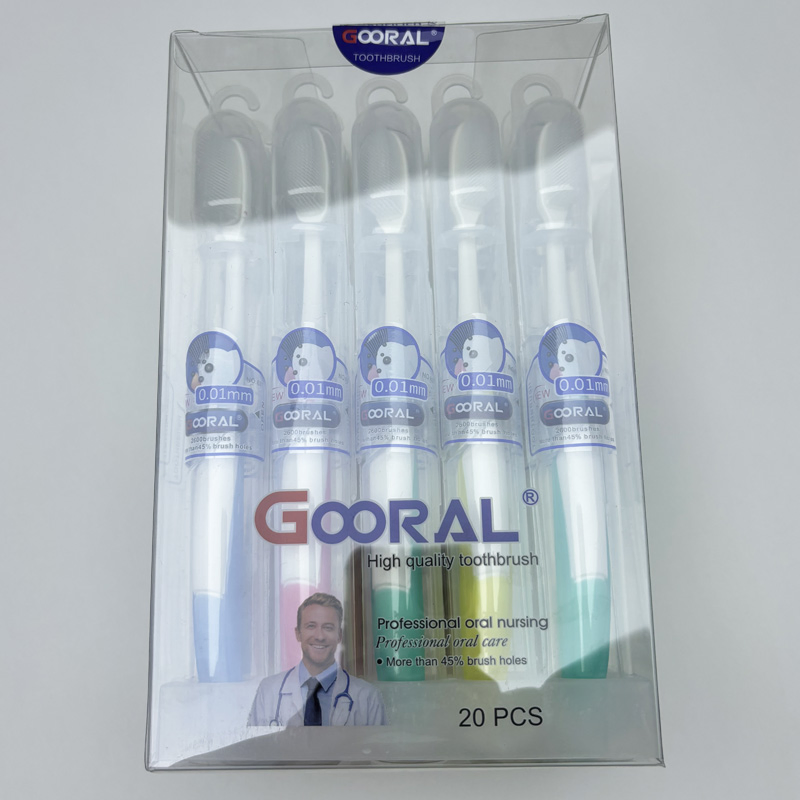 Gooral E637 Wholesale Cheap Ultra Soft Bristles Manual Nano Adult Toothbrush