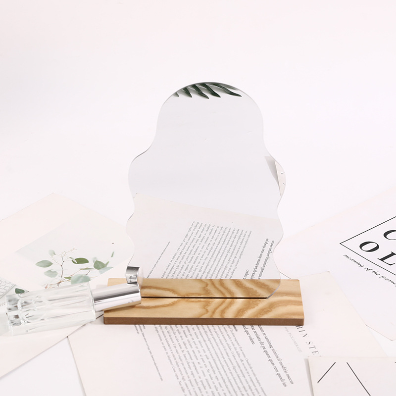 Beautiful Design Room Decor Desk Mirror Irregular Aesthetic Vanity Mirror