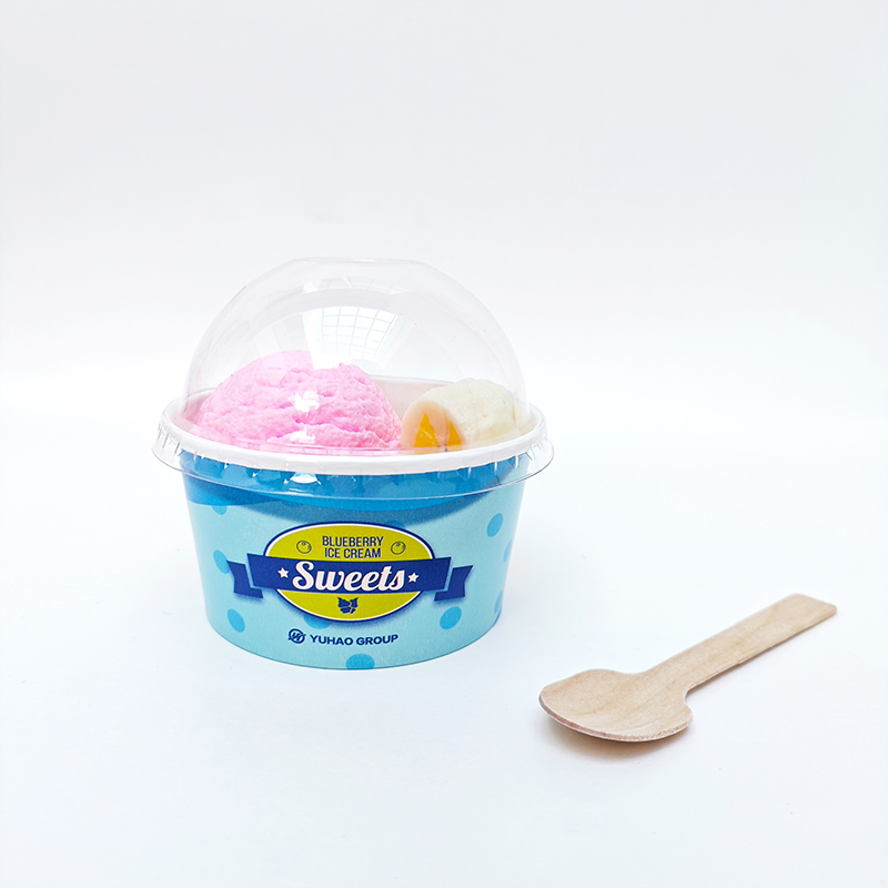 Wholesale Frozen Yogurt Cup Ice Cream Paper Cup