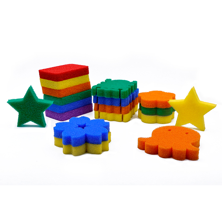 Kitchen Open Cell Scrubber Dish Cleaning Silicone Sponge