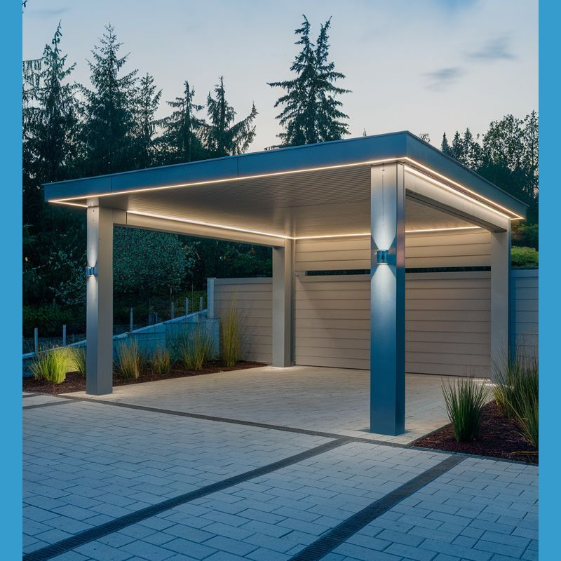 Innovative Automatic Retractable Car Sunshade and Rain Cover Outdoor Weather Protection Carport