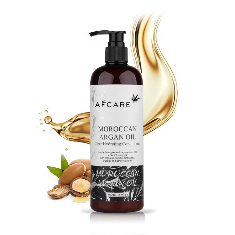 OEM Private Label Argan Oil Conditioner Smoothing Anti-Frizz Organic