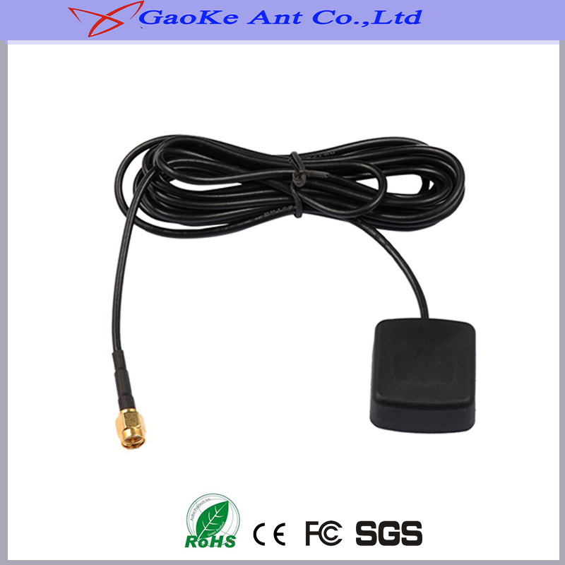 Magnetic Base External GPS Active Antenna with RG174-3m Cable