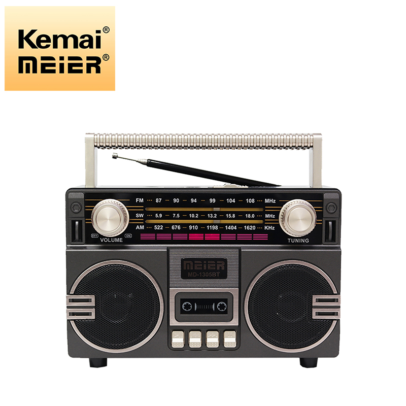 Old Fashion Vintage Design Retro Old Portable Radios Built-in Speaker Portable Radios with Best Reception