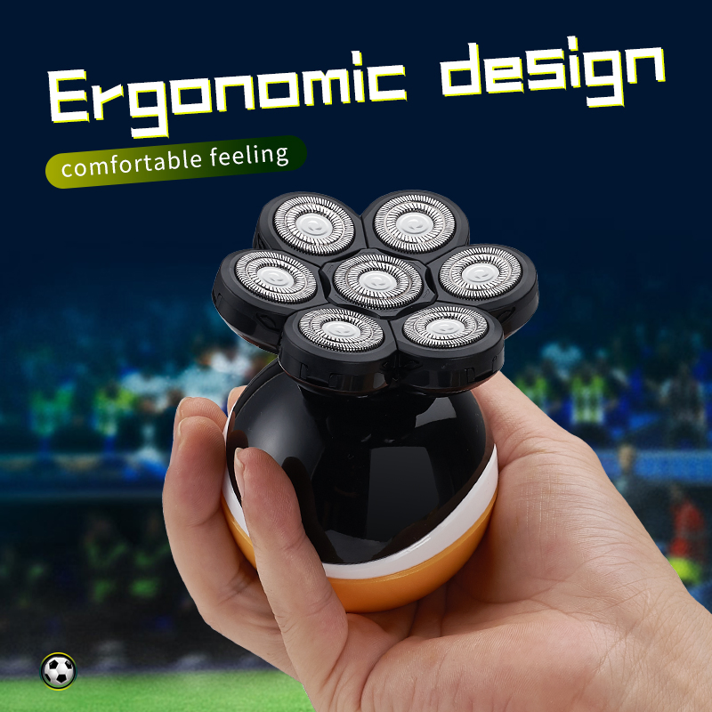 Wholesale Professional Hair Clipper Rechargeable 6 in 1 Grooming Kit 7 Blade Bald Head Shaver for Men