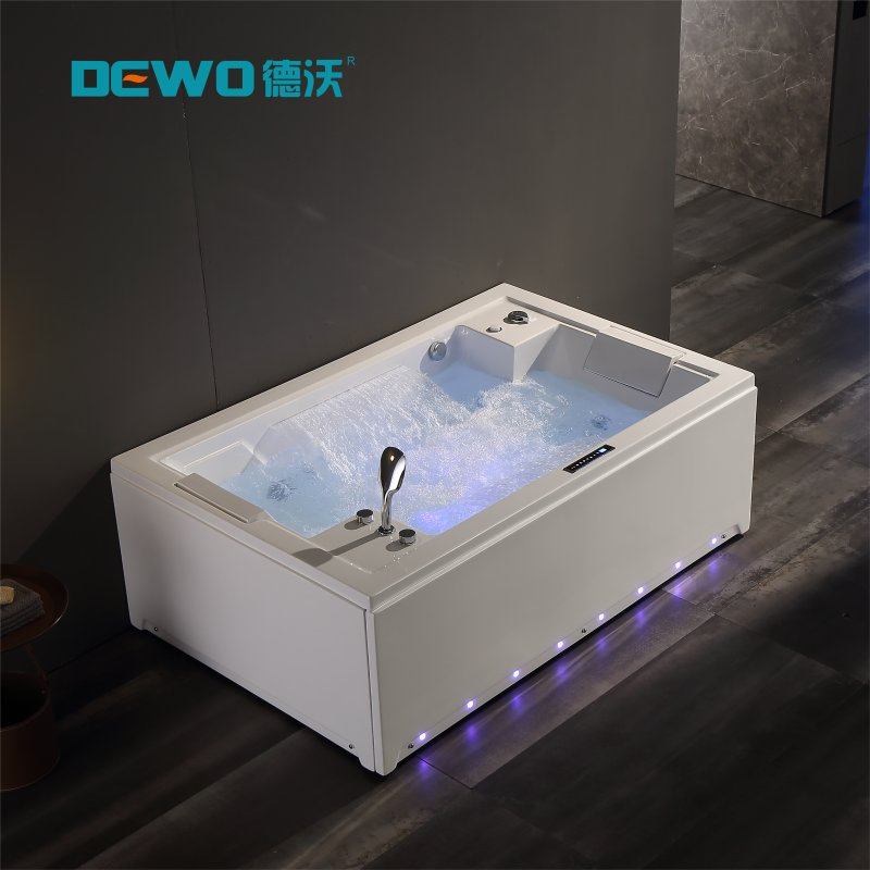 Умная ванна с сенсорной панелью и гидромассажем LL757