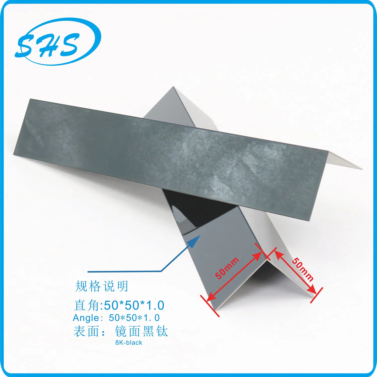 Stainless Steel V-Shape Angle Profile Used as Wall Corner Protector