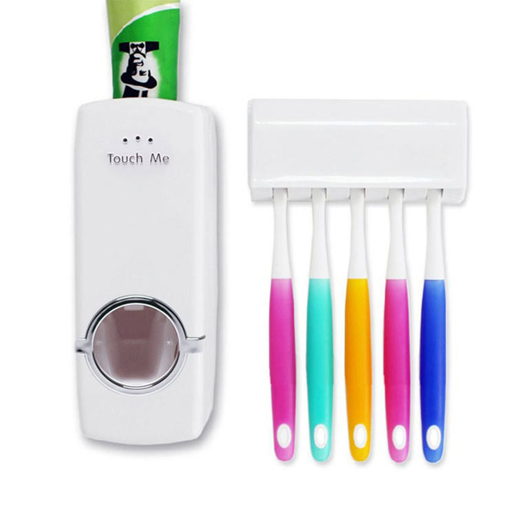 Automatic Children Kids Toothbrush Toothpaste Holder Dispenser