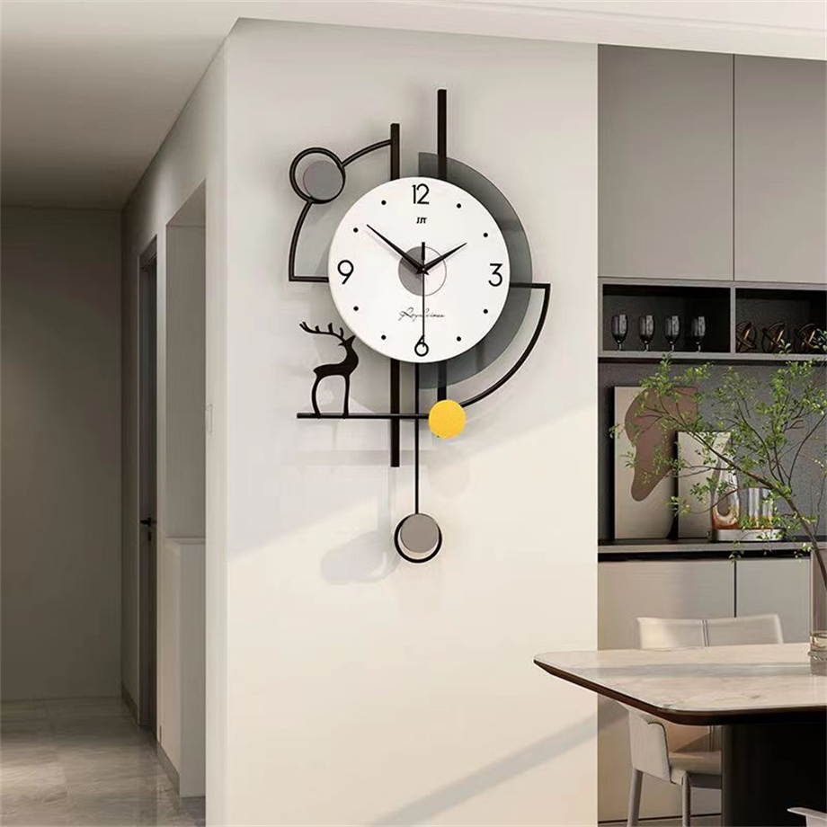 Fashion Nordic Clock Living Room Modern Simple Creative Restaurant Wall Clock