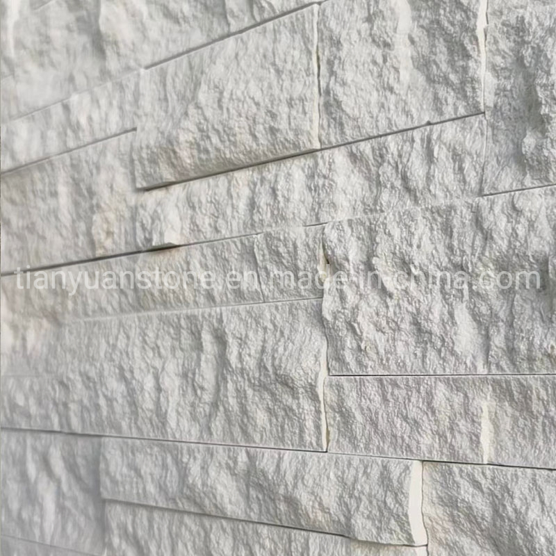 White Limestone Ledge Stone for Feature Wall