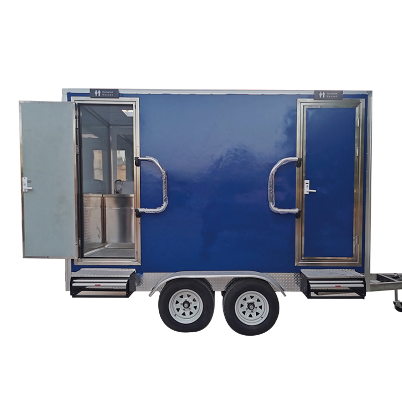 Hygienic and Efficient Multifunctional Toilet Trailer with Easy Cleaning Features