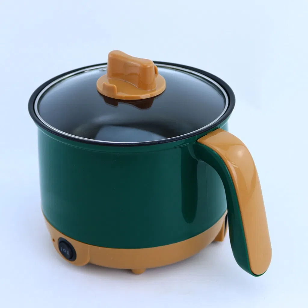 Ju-5511 Electric Caldron 1.8L Electric Rice Cooker with Non-Stick Coating Frying Pan Hot Pot Cooking Pots