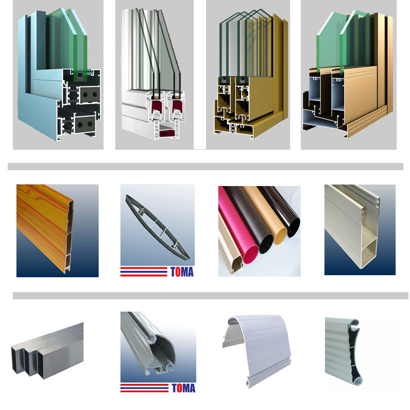Extruded Aluminium Window and Door Shutter Profile Supplier