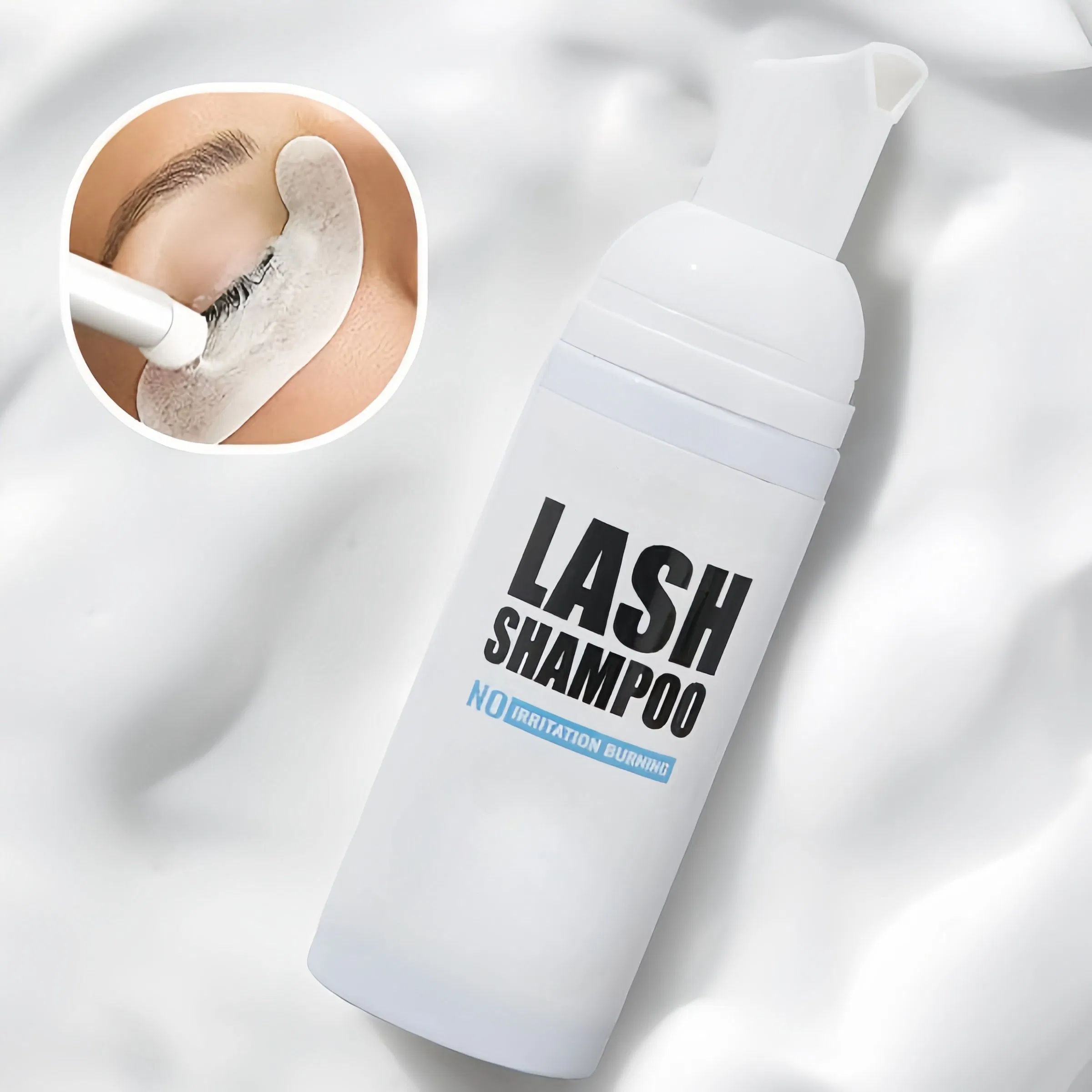 Mt Lashes Factory Wholesales OEM Makeup Tool 60ml Eyelash Extensions Lash Cleanser Foaming Shampoo