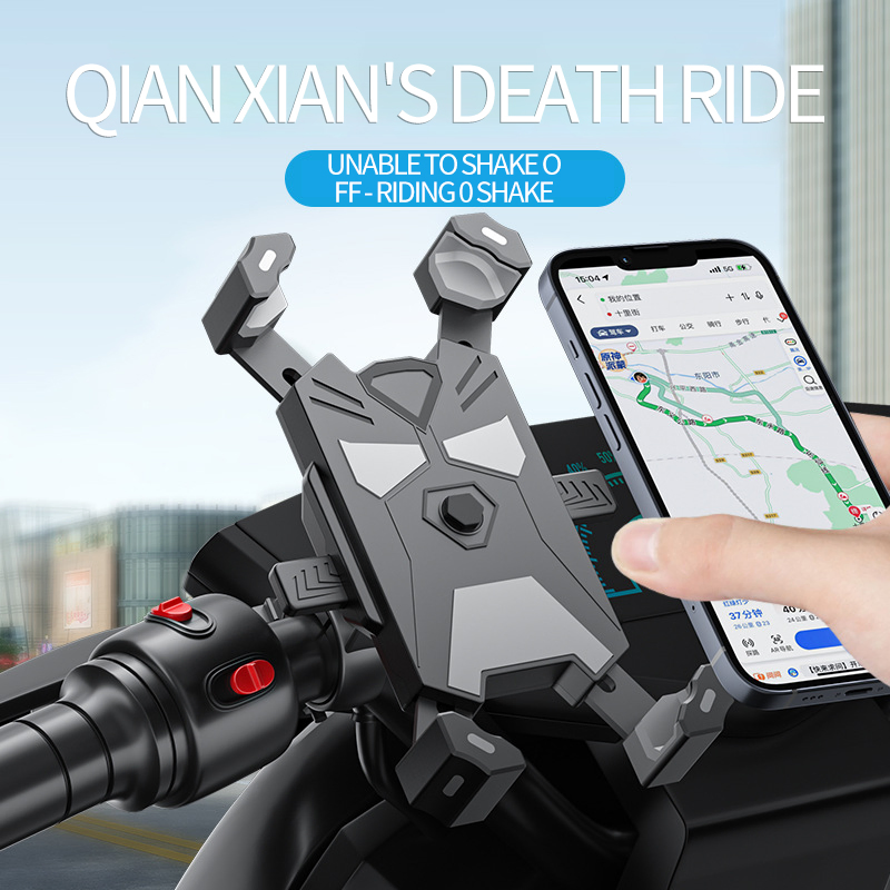 Universal Electric Bike Bicycle Bracket Bike Phone Mount Motorcycle Phone Holder for 360 Degrees Rotation