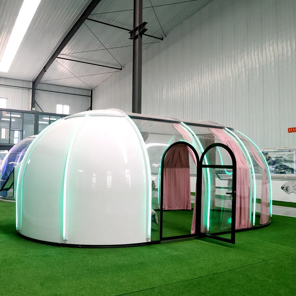 New Design Polycarbonate Transparent Bubble Tent Polycarbonate Star House Clear Oval Dome