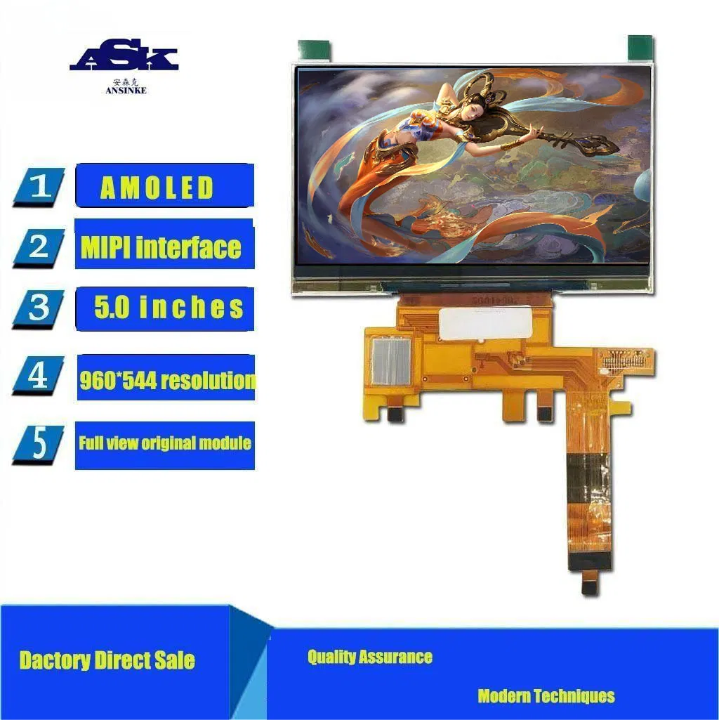 OLED-дисплей 5.0 дюймов, 960x544, MIPI 40pin