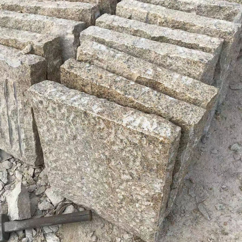 Natural Stone Yellow Rusty G682 Granite Stone Tile for Outdoor Decoration