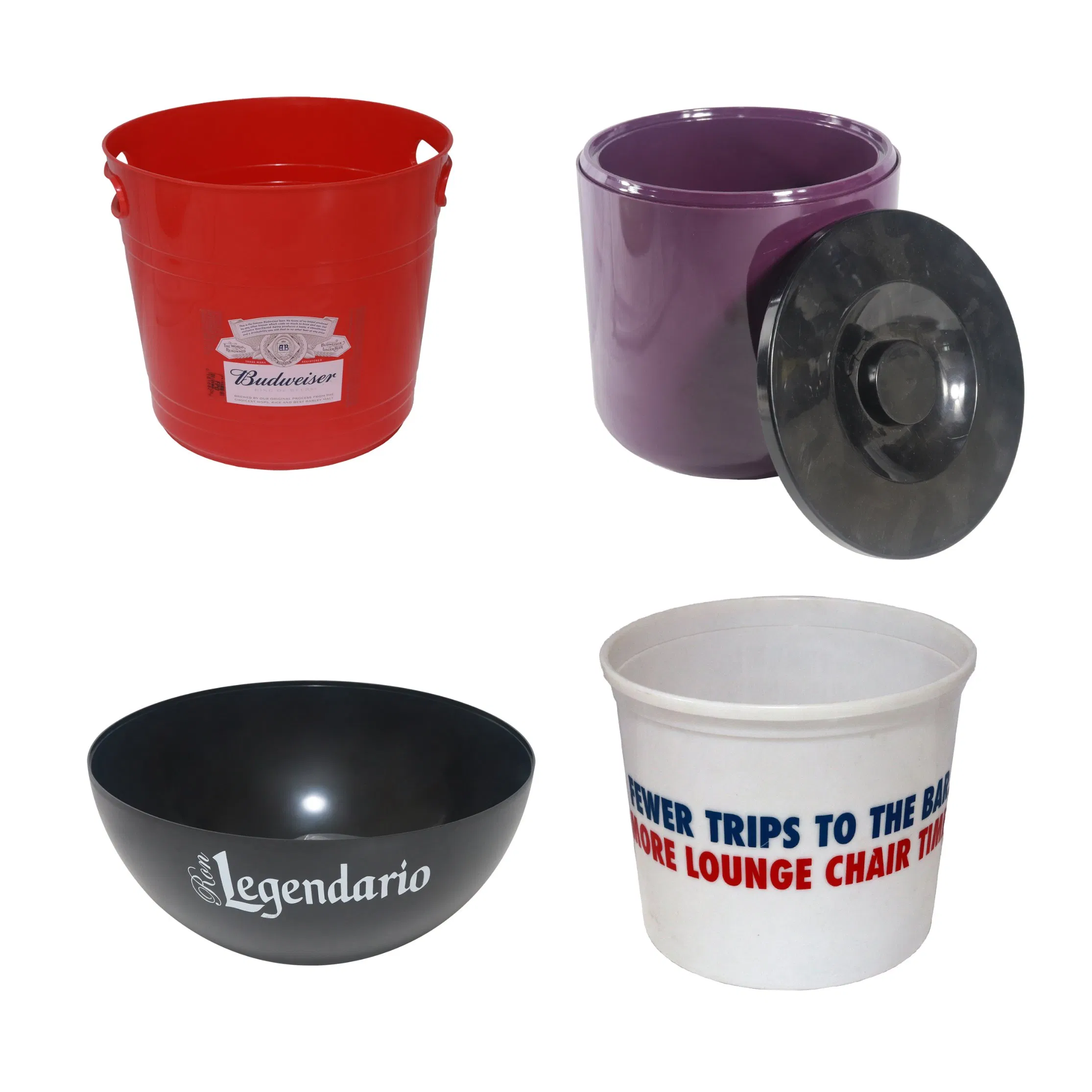 One-Stop Service Elegant Shape Durable Strong Sturdy Material 5L 10L Large Plastic Ice Bucket for Oland Brewery Oland Export Ale