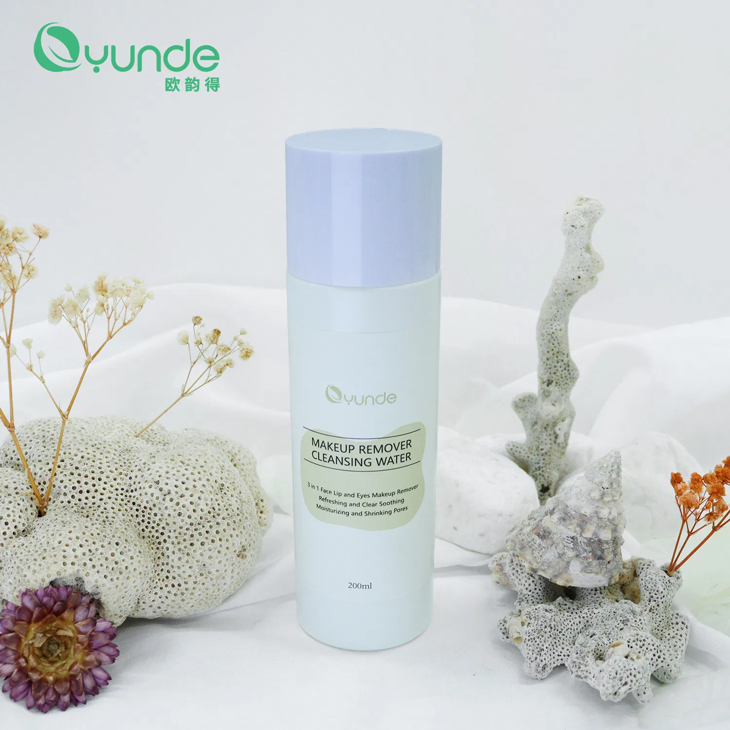 Bulk Wholesale 3-in-1 Face Lip and Eyes Moisturizing Makeup Cleansing Water