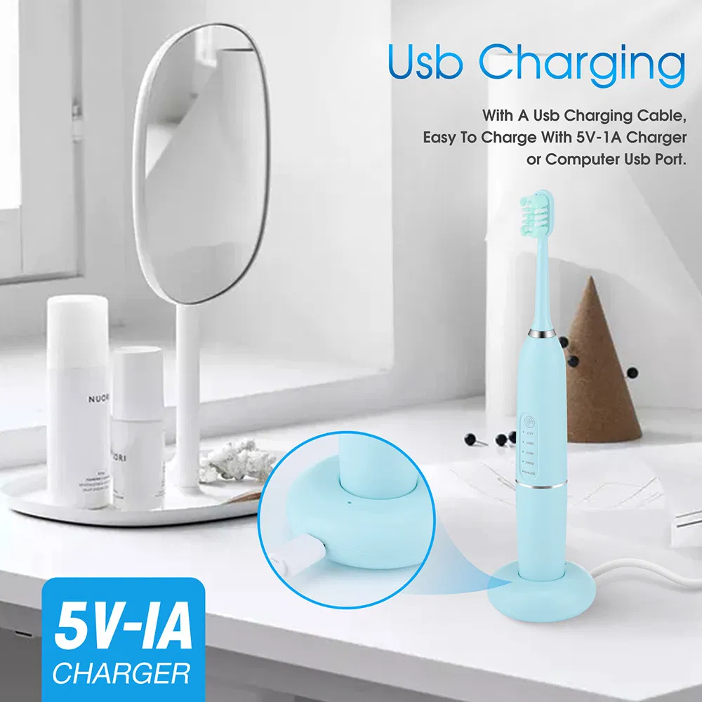 Multi-Function Smart Sonic Electric Toothbrush Dental Cleaner, Calculus Remover 5-Mode Wireless Charging