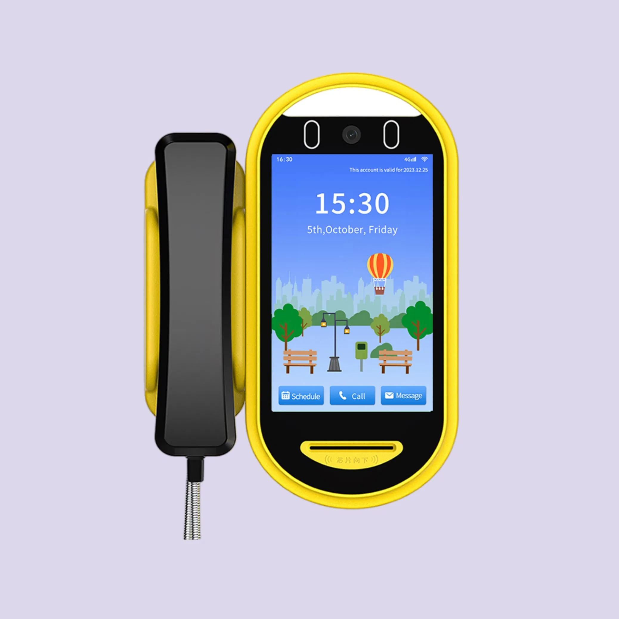 High-Definition 8 Inch Video Payphone for Public Spaces