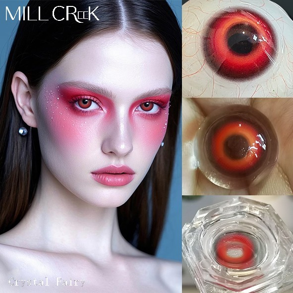 OEM Millcreek Halloween Cosplay Crazy Eye Contact Lenses Gojo Satoru Blue Soft Eye Contacts CE and FDA Approved