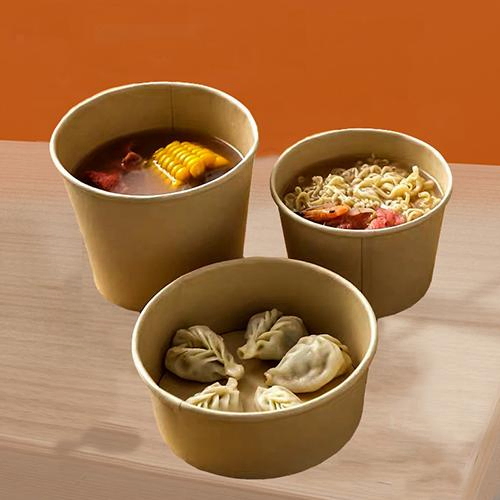 700ml Staple Food, Salad Must Have! Disposable Kraft Paper Bowl, Quality Assurance, Fast Delivery
