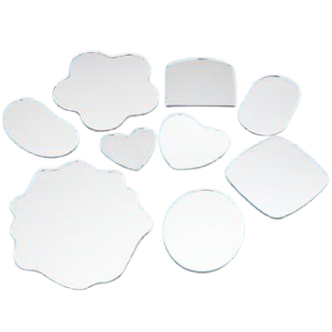 1mm Little Small Frameless Customized Circle, Round, Oval, Square Rectangle Mirror, Makeup Mirror, Cosmetic Mirror