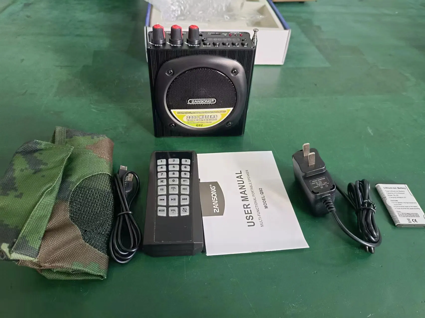 Портативная колонка Q92 с Bluetooth и функцией записи птиц