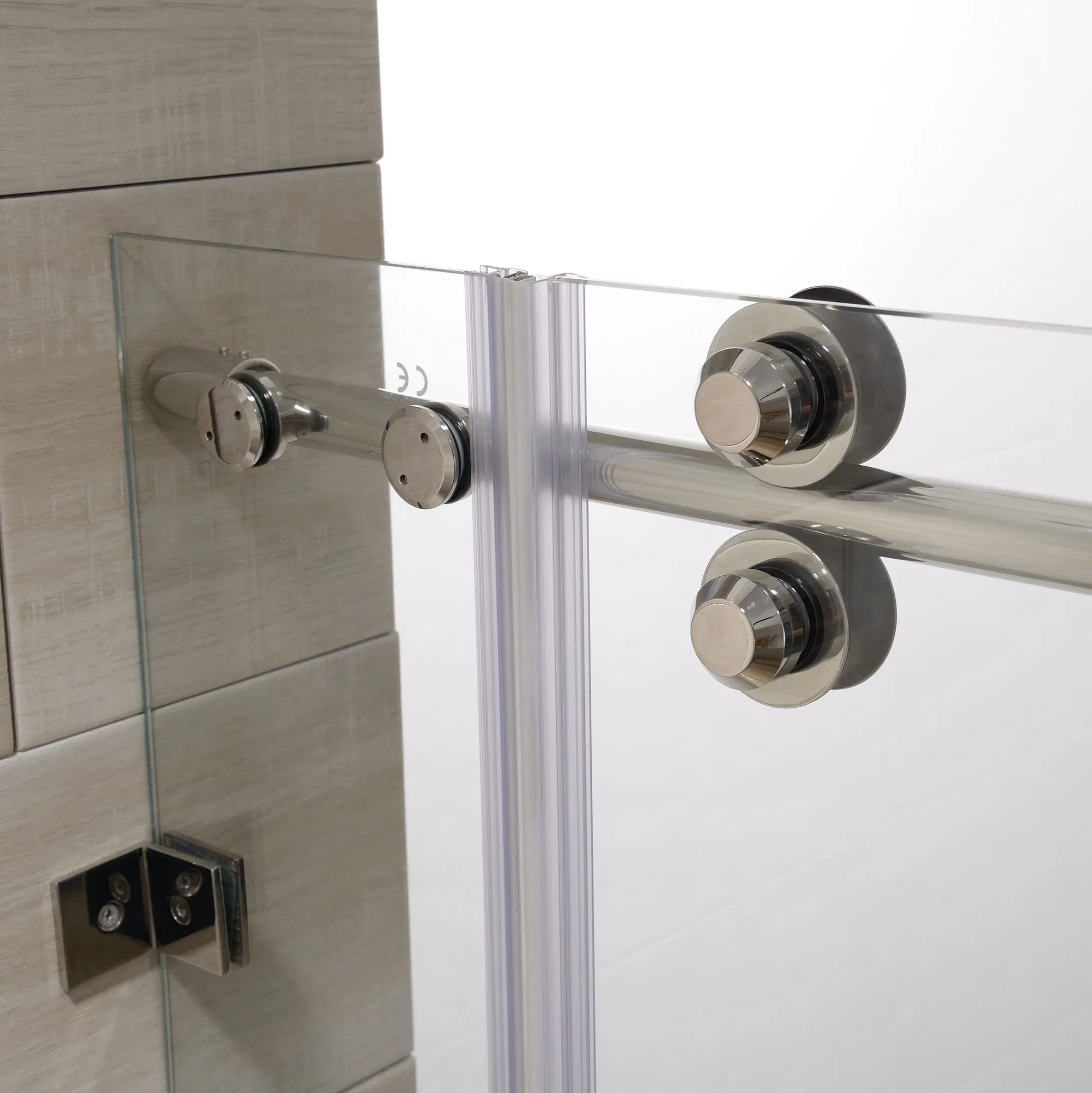 Elegant Design Wet Dry separation Shower Screen Bypass Shower Door