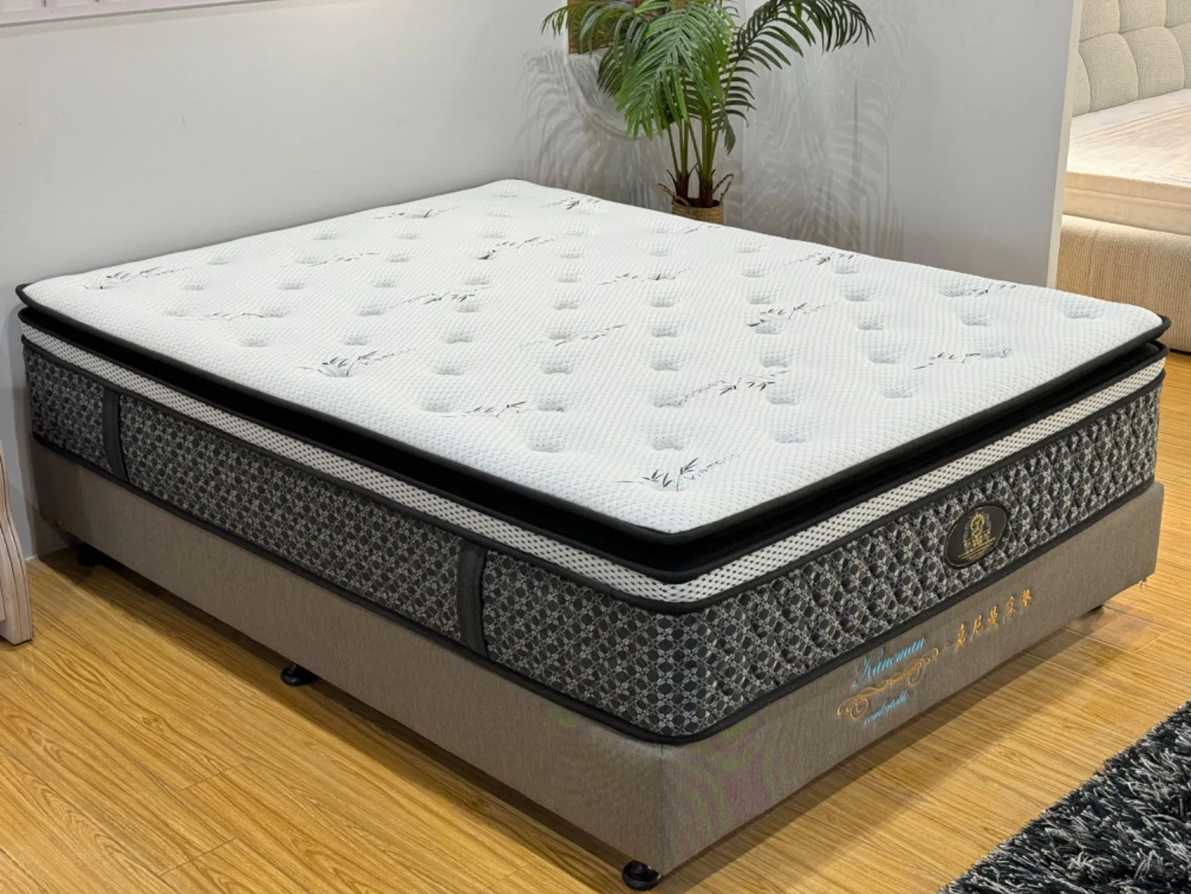 13 Inch Vacuum Roll up Packing Wholesale Queen King Size Memory Foam Pocket Spring Mattress in a Box