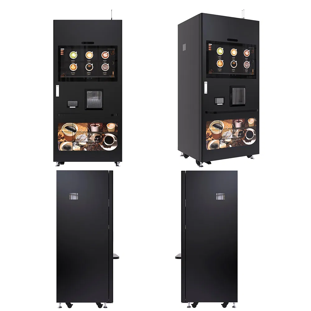 Commercial Coffee Vending Machine with Ice Maker Latte Espresso Cappuccino