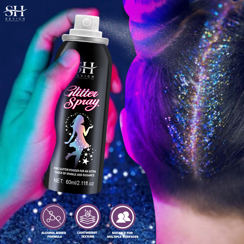 Shimmer Loose Powder Glitter Setting Spray