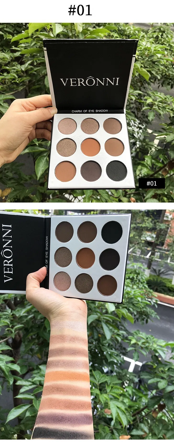 Wnm217 Hot Sale Eyeshadow Palette 9 Color Eyeshadow 9 Color Eyeshadow Palette Retro Makeup Cheap Eyeshadow Palette Wholesale