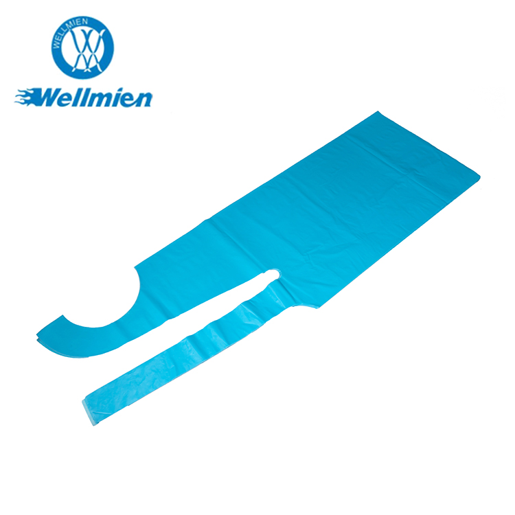Free Sample Disposable LDPE/HDPE PE Plastic Apron Waterproof Dustproof Anti-Fouling