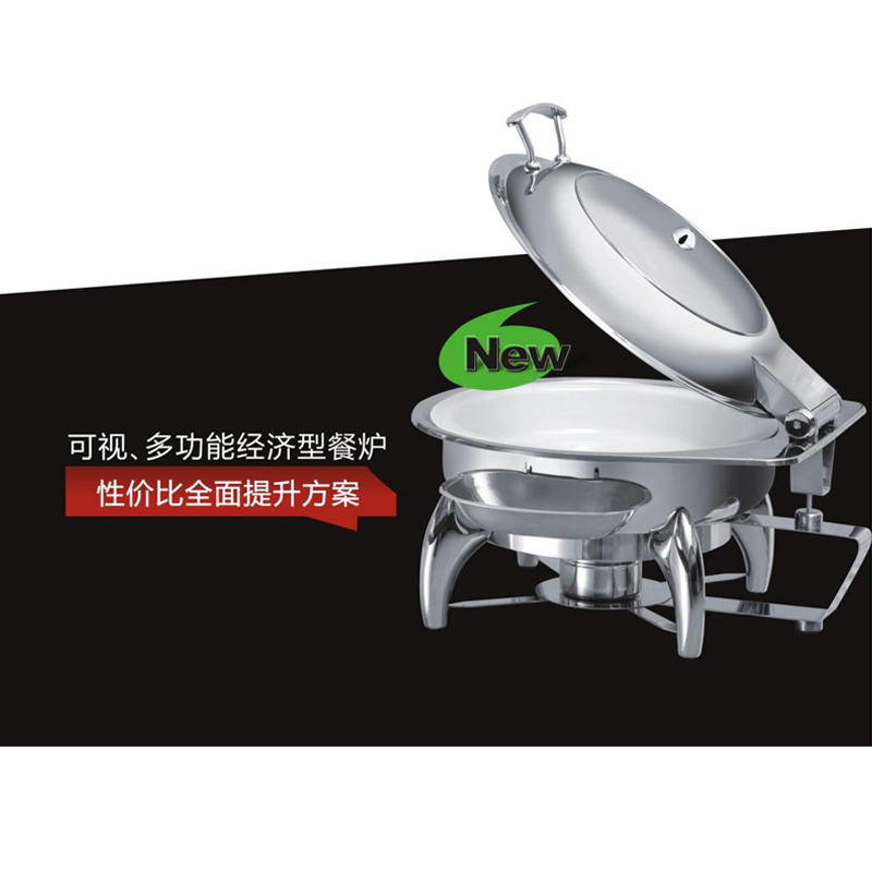 Stainless Steel Silver Buffet Chafer Dish Hot Pot Buffet Stove Restaurant Supplies