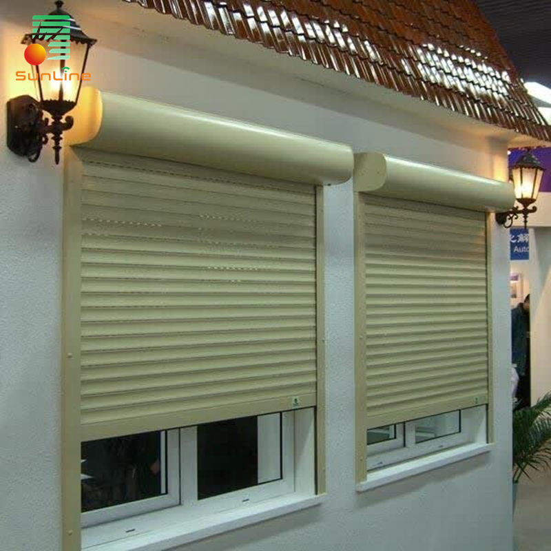 Energy-Saving Aluminum Alloy Foam Roller Shutter Window with Tubular Motor Drive