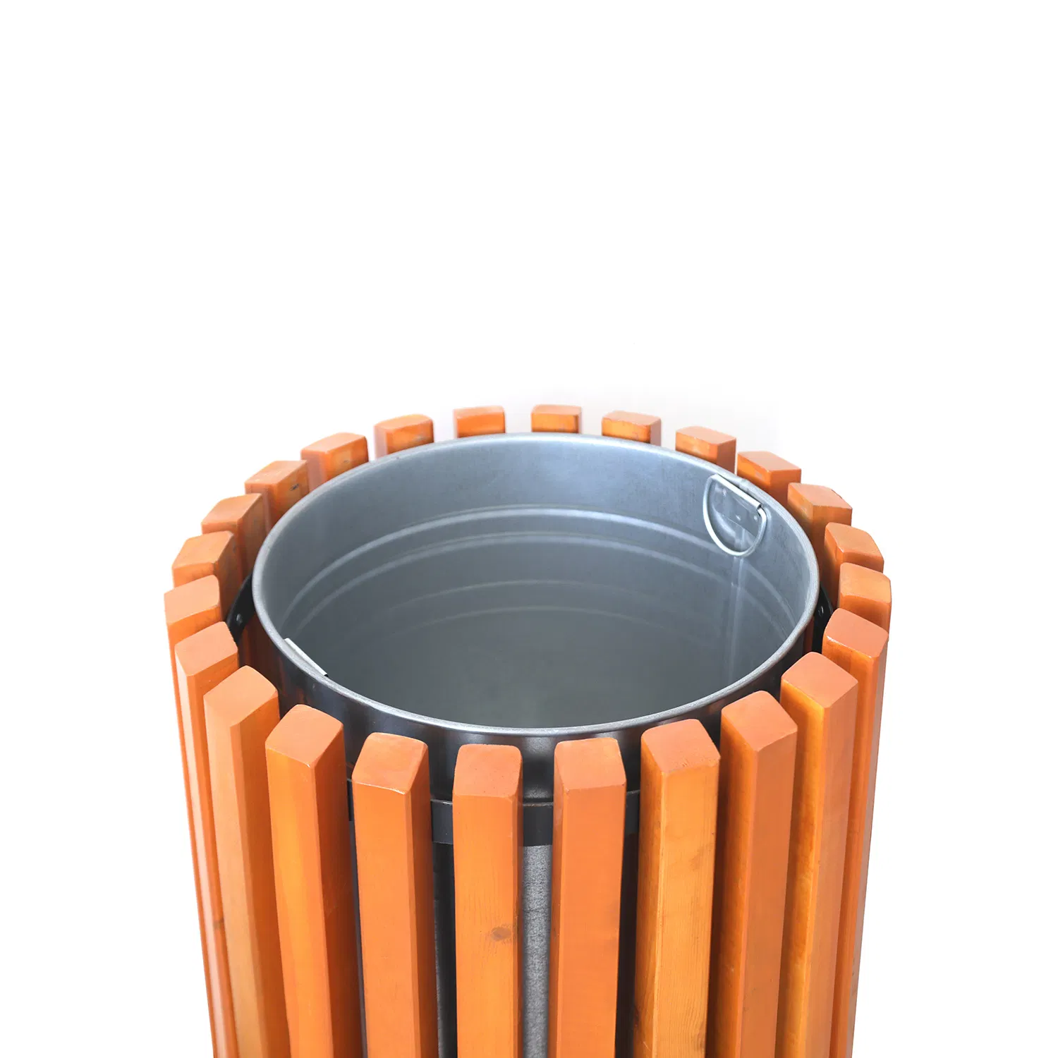 Металлическая уличная урна квадратная для отелей