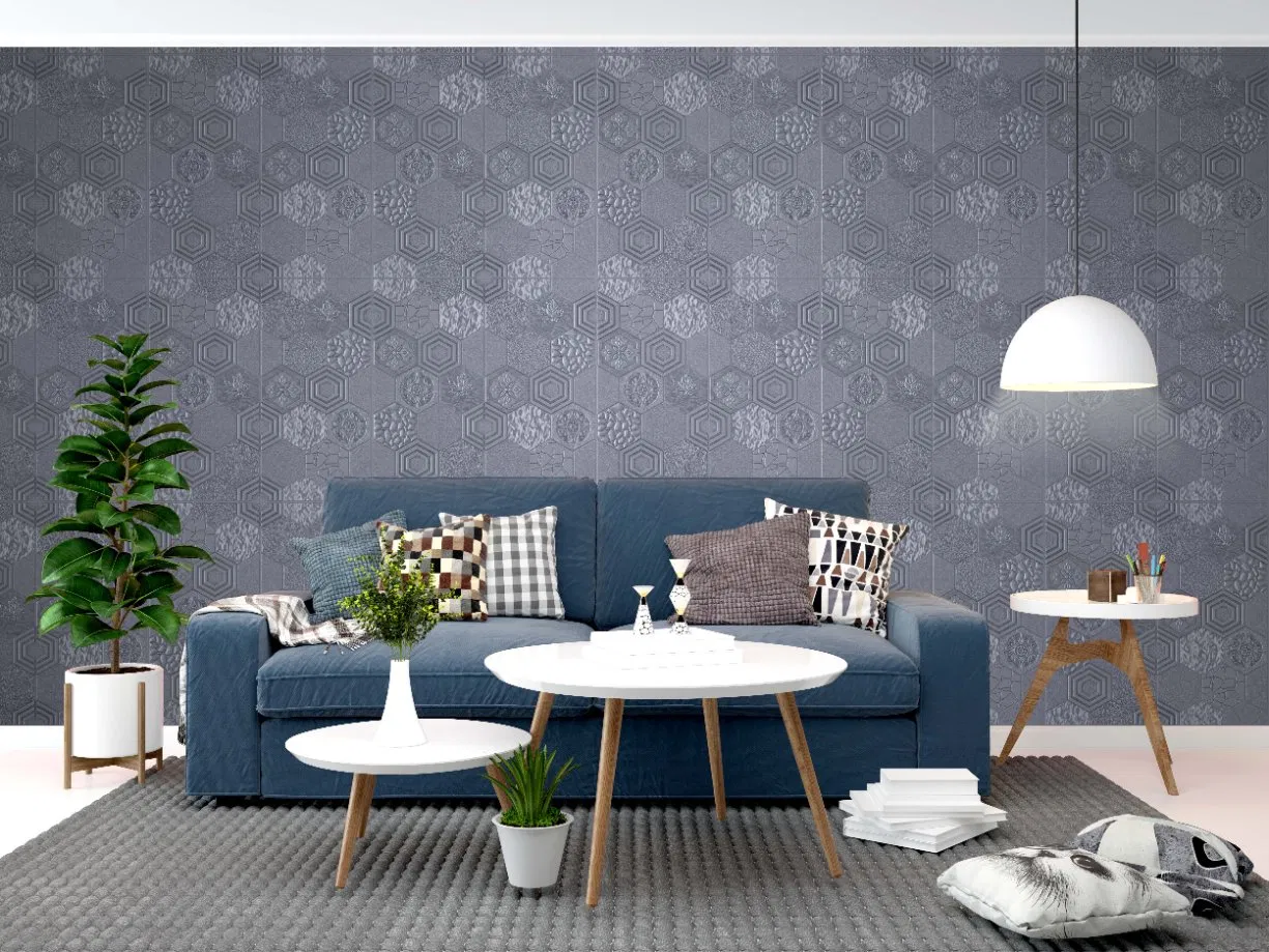 Wallpaper Wall Sticker PE Foam Modern Style Moisture Proof Decorative 3D Self Adhesive for Living Room and Bedroom